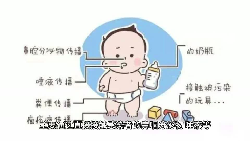 手足口病动画科普画面